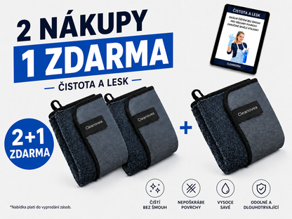 Cleanovea™ – Sušící utěrka bez pruhů